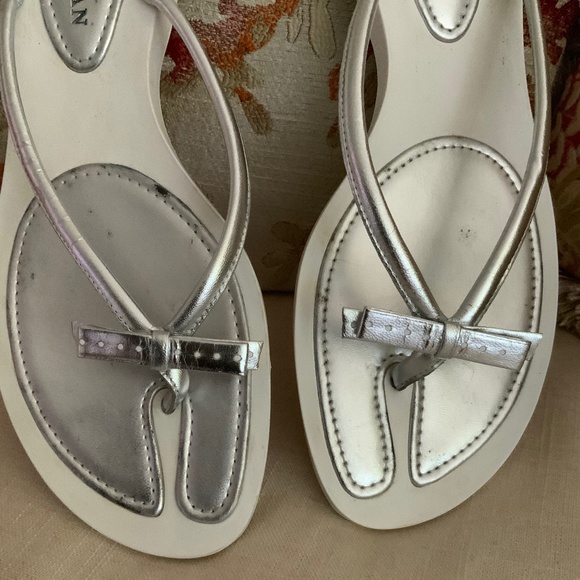 ColeHaan Silver/White “Bikini” Sandal Fun Feminine - Picture 3 of 13